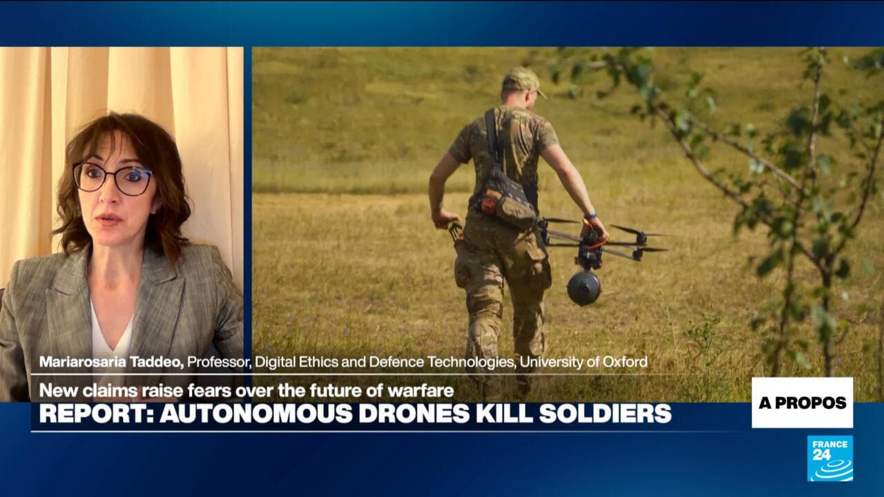 'Civilians will be put in harm's way' expert warns as first autonomous drone kills revealed