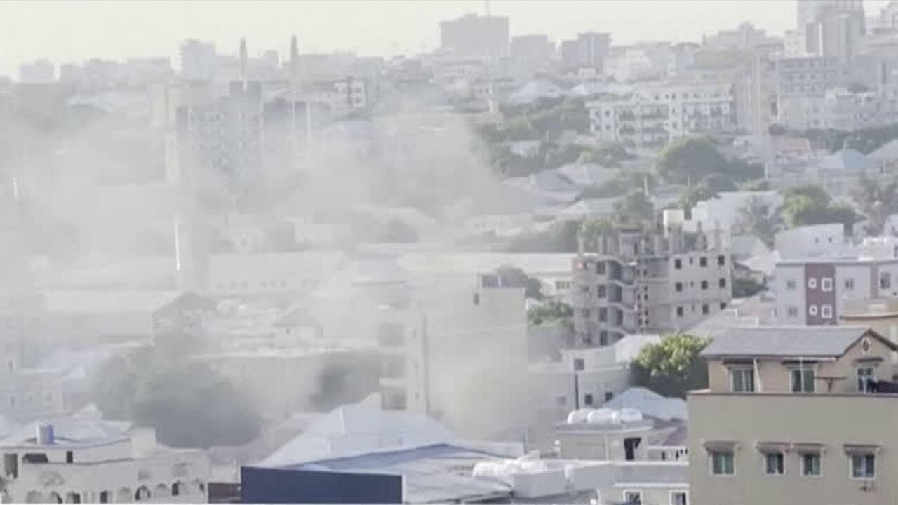 Somalia's capital Mogadishu was rocked by gunfire today